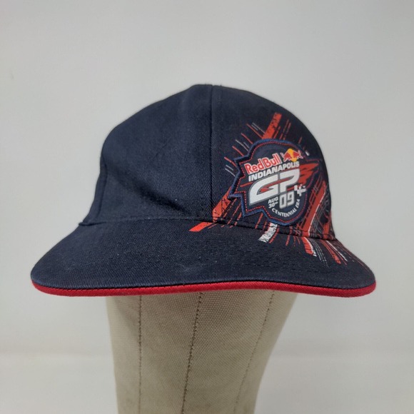 Top of the World Men's Red Bull GP Hat Blue One Fit Embroidered Logo - Picture 2 of 10